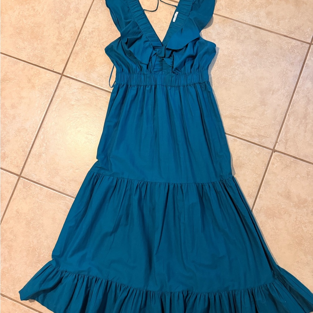 Marshalls Teal Maxi Dress